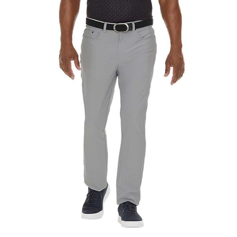 Grrg Norman Men's Size 30x29 Gray Stretch Golf Pants Polyester Blend n1141